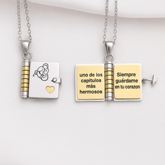 Collar con Poema «Mi pequeña estrella» para mi Nieta