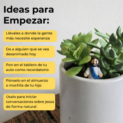 Luz de Espiritu Mini figuras de Jesús