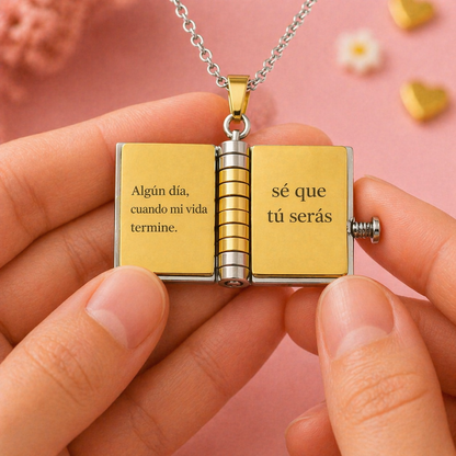 Collar con Poema para mi Nieta