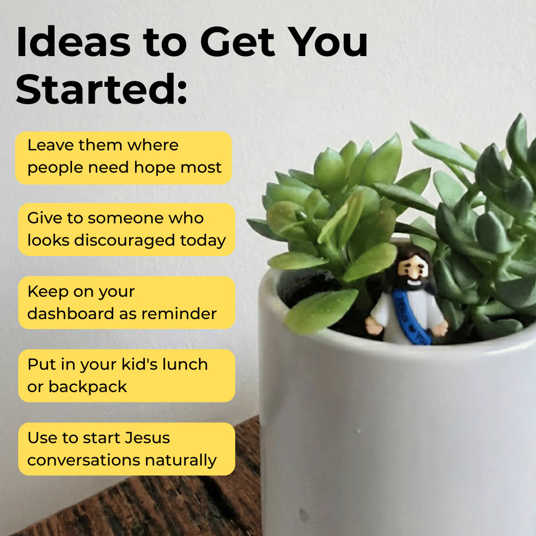 Luz de Espiritu Mini figuras de Jesús