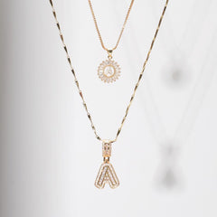 Collares con Inicial – Pack de 2 unidades