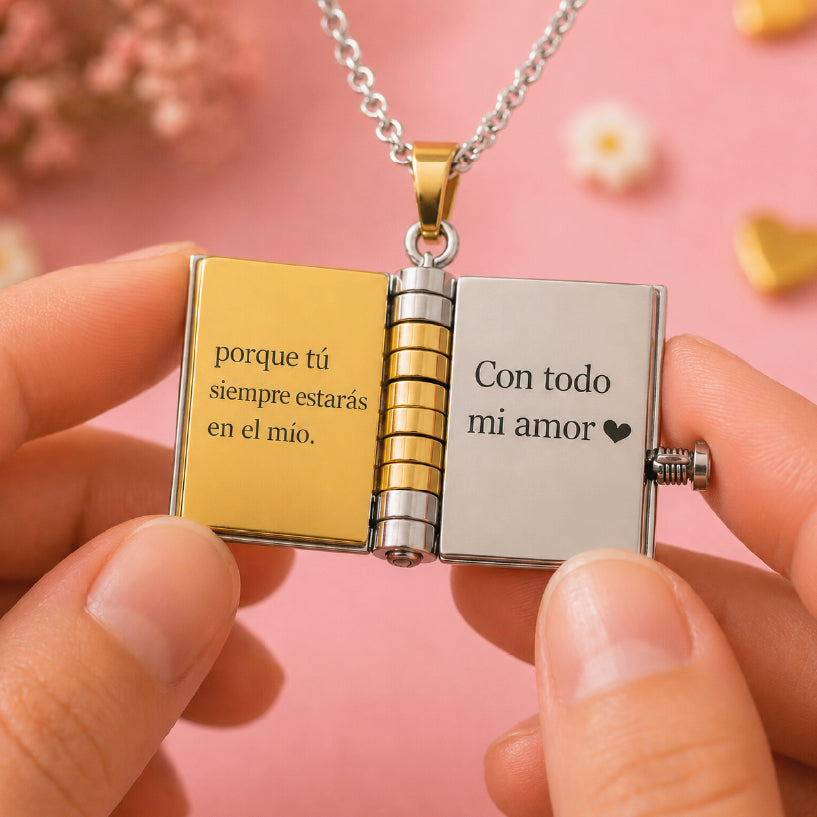 Collar con Poema para mi Nieta