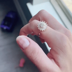 Anillo Giratorio de Girasol